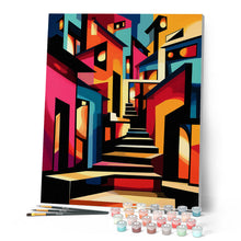 Load image into Gallery viewer, Bold Abstract Alleyway