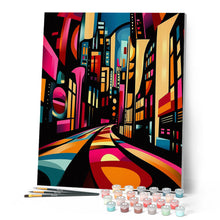 Load image into Gallery viewer, Bold Abstract Night City