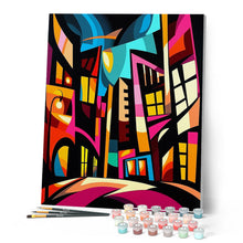 Load image into Gallery viewer, Bold Abstract Cityscape