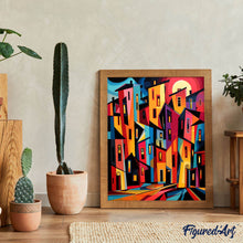 Load image into Gallery viewer, Bold Abstract Buildings