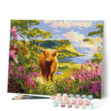 Load image into Gallery viewer, Highland Cow Spring Valley