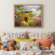 Load image into Gallery viewer, Highland Cow Spring Valley