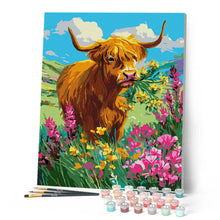 Load image into Gallery viewer, Highland Cow Flower Bliss