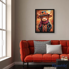 Load image into Gallery viewer, Highland Cow Vintage Style