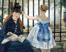 Load image into Gallery viewer, Paint by numbers kit for adults The Railway - Manet Figured'Art UK