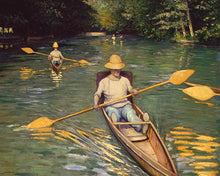 Load image into Gallery viewer, Paint by numbers kit for adults The Skiffs - Caillebotte Figured'Art UK