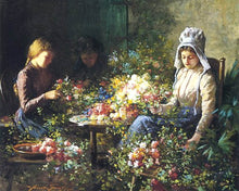 Load image into Gallery viewer, Paint by numbers kit for adults Flower Sellers - Abbott Fuller Graves Figured'Art UK