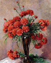 Load image into Gallery viewer, Paint by numbers kit for adults Carnations in a silver vase - Abbott Fuller Graves Figured'Art UK
