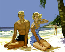 Load image into Gallery viewer, Paint by numbers kit for adults Seaside Dream Figured'Art UK