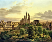 Load image into Gallery viewer, Paint by numbers kit for adults Medieval Town - Carl Hasenpflug Figured'Art UK