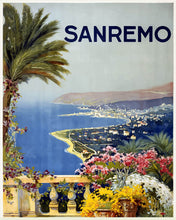 Load image into Gallery viewer, Paint by numbers kit for adults Sanremo Riviera Flowers Figured'Art UK