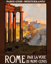 Load image into Gallery viewer, Paint by numbers kit for adults Rome Vintage Poster Figured'Art UK
