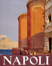 Load image into Gallery viewer, Paint by numbers kit for adults Naples Vintage Poster Figured'Art UK