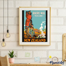 Load image into Gallery viewer, New Zealand Vintage Poster