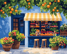 Load image into Gallery viewer, Paint by numbers kit for adults The Little Grocery Shop Figured'Art UK