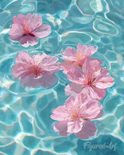 Load image into Gallery viewer, Paint by numbers kit for adults Floating Cherry Bloom Figured'Art UK