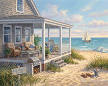 Load image into Gallery viewer, Paint by numbers kit for adults Duneside Cottage Figured'Art UK