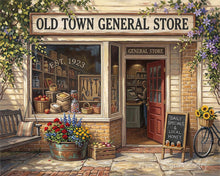 Load image into Gallery viewer, Paint by numbers kit for adults Old Town General Store Figured'Art UK