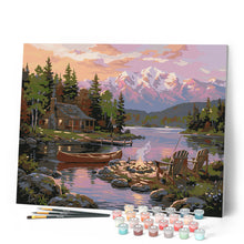 Load image into Gallery viewer, Campfire by the Lake