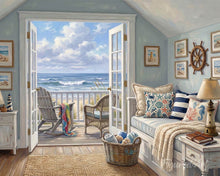 Load image into Gallery viewer, Paint by numbers kit for adults Oceanview Figured'Art UK