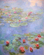 Load image into Gallery viewer, Paint by numbers kit for adults Red Water Lilies - Monet Figured'Art UK