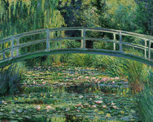 Load image into Gallery viewer, Paint by numbers kit for adults Water Lilies and Japanese Bridge - Monet Figured'Art UK