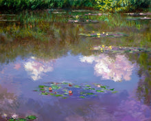 Load image into Gallery viewer, Paint by numbers kit for adults Water-Lilies, Clouds - Monet Figured'Art UK