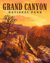 Load image into Gallery viewer, Paint by numbers kit for adults Grand Canyon National Park - Arizona Figured'Art UK
