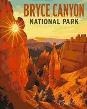 Load image into Gallery viewer, Paint by numbers kit for adults Bryce Canyon National Park - Utah Figured'Art UK