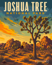 Load image into Gallery viewer, Paint by numbers kit for adults Joshua Tree National Park - California Figured'Art UK