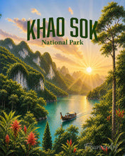 Load image into Gallery viewer, Paint by numbers kit for adults Khao Sok National Park Figured'Art UK