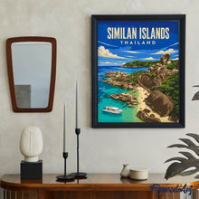 Load image into Gallery viewer, Travel Poster Similan Islands