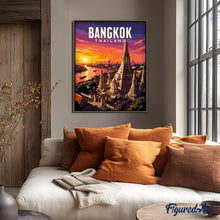 Load image into Gallery viewer, Travel Poster Bangkok, Temple of Dawn