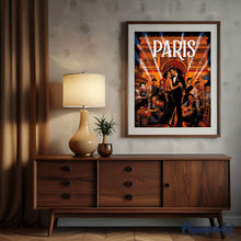 Load image into Gallery viewer, Travel Poster Paris, Cabaret Show