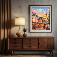 Load image into Gallery viewer, Travel Poster Paris, Sacré-Cœur