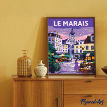 Load image into Gallery viewer, Travel Poster Le Marais