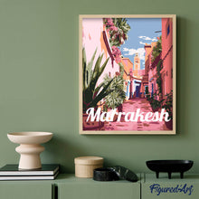 Load image into Gallery viewer, Travel Poster Marrakech Old Town