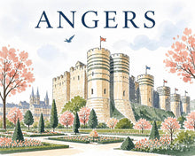 Load image into Gallery viewer, Paint by numbers kit for adults Angers Castle Figured'Art UK
