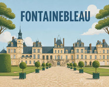 Load image into Gallery viewer, Paint by numbers kit for adults Fontainebleau Palace Figured'Art UK