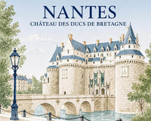 Load image into Gallery viewer, Paint by numbers kit for adults Castle of the Dukes of Brittany, Nantes Figured'Art UK