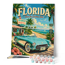 Load image into Gallery viewer, Florida Vintage Poster - Drive the Sunshine State
