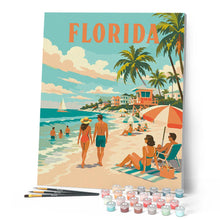 Load image into Gallery viewer, Florida Coast Vintage Poster