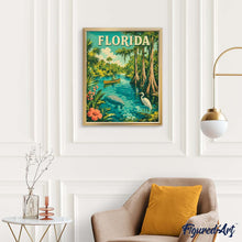 Load image into Gallery viewer, Florida Wildlife Vintage Poster