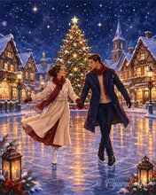 Load image into Gallery viewer, Paint by numbers kit for adults Christmas Romance Figured'Art UK