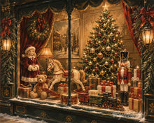 Load image into Gallery viewer, Paint by numbers kit for adults Christmas Shop Window Figured'Art UK