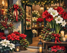 Load image into Gallery viewer, Paint by numbers kit for adults Christmas Florist Figured'Art UK