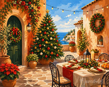 Load image into Gallery viewer, Paint by numbers kit for adults Christmas by the Sea Figured'Art UK