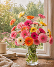 Load image into Gallery viewer, Paint by numbers kit for adults Joyful Gerberas Figured'Art UK