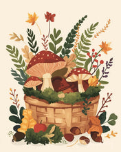 Load image into Gallery viewer, Paint by numbers kit for adults Forest Harvest Figured'Art UK