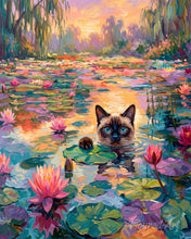 Load image into Gallery viewer, Paint by numbers kit for adults Lily Cat Figured'Art UK
